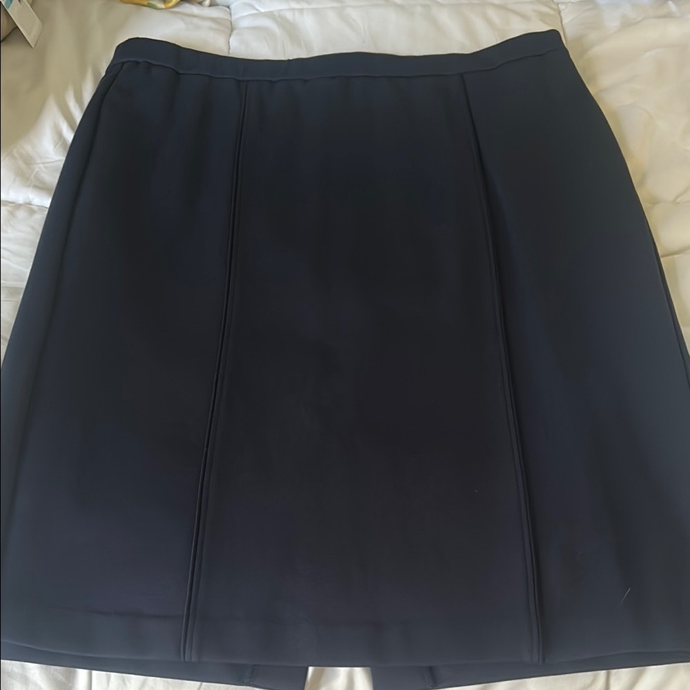 Eloquii Dark Blue Mini Skirt